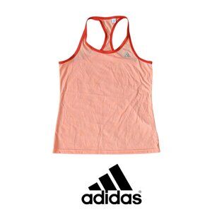 ADIDAS Shirt  Tank Top Orange Women M Climalite Excellent Condition